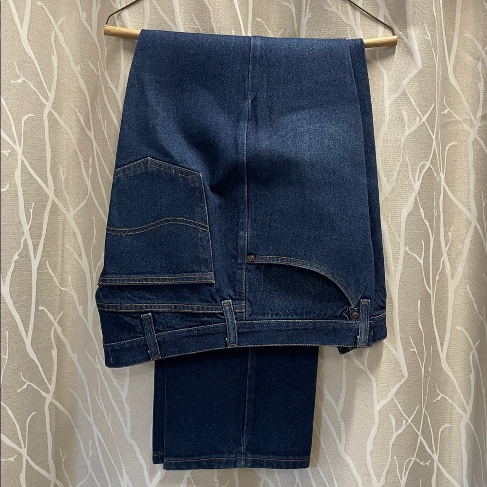 Lee Indigo Mens Jeans Regular Fit Straight Leg Size 36 x 32, gently worn